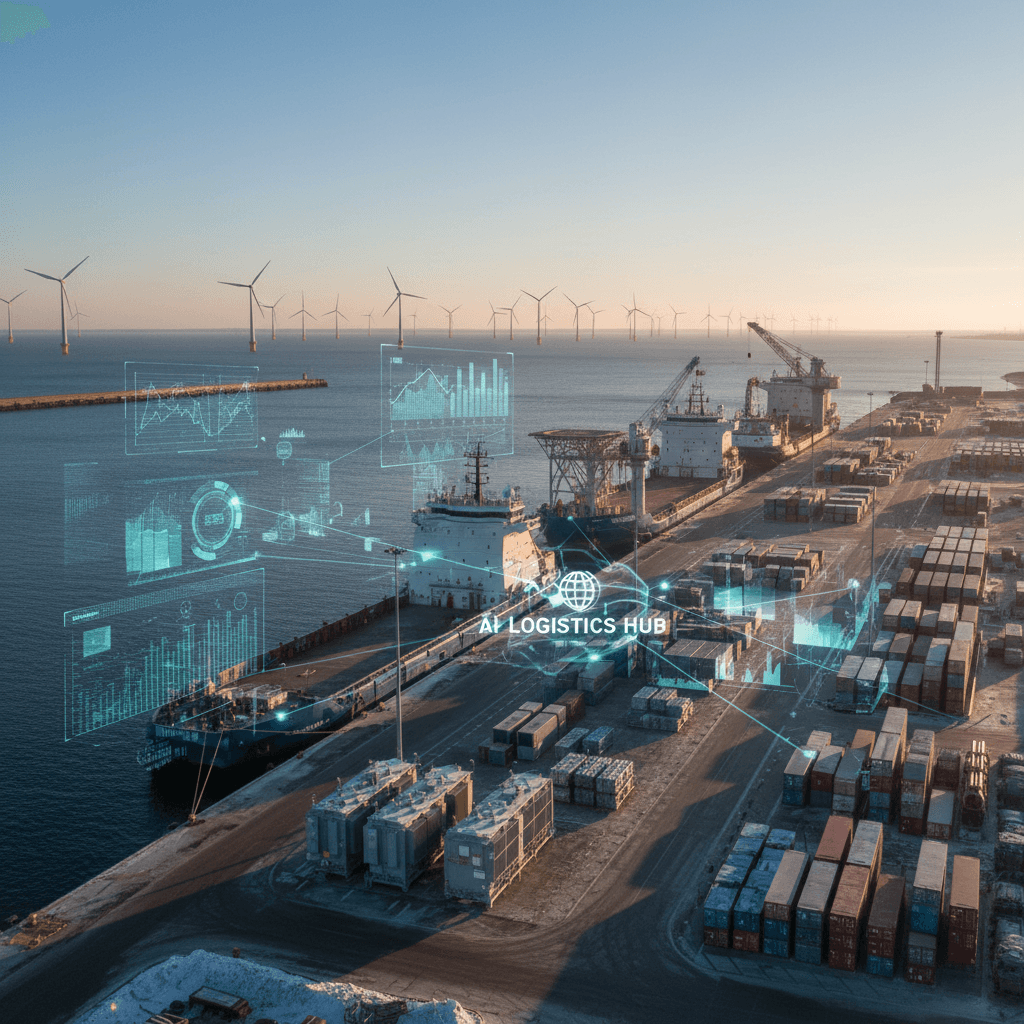 Featured image for Rotterdam viser vejen: Offshore vind, havne og AI