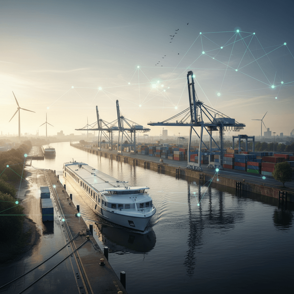 Featured image for Grøn Rhinkorridor: Rotterdam, HGK og AI i samspil