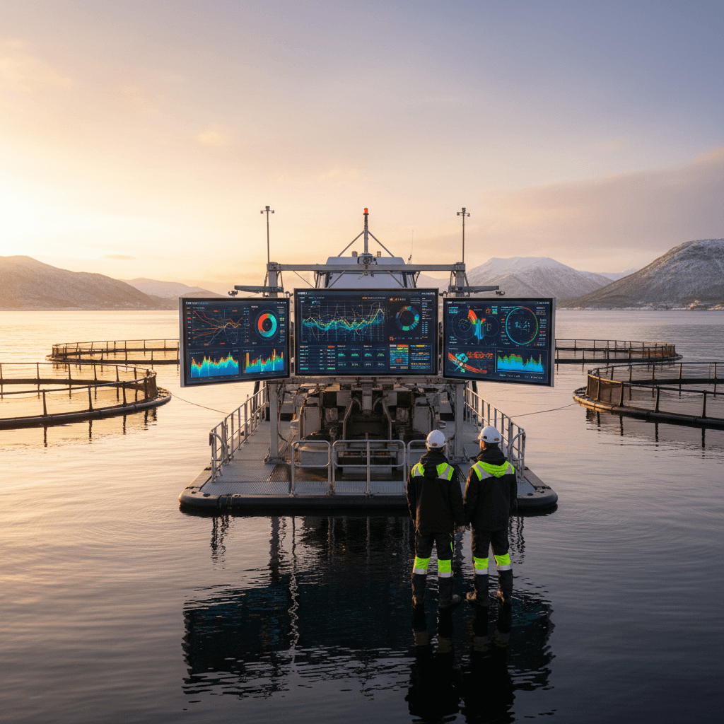 Featured image for AI-fusjon i havbruk: Slik endrer Piscada og Spillfree fôringen