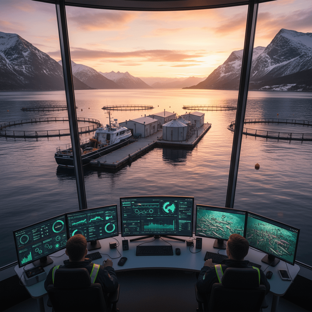 Featured image for AI-fusjon i havbruk: Slik endres fremtidens fôring