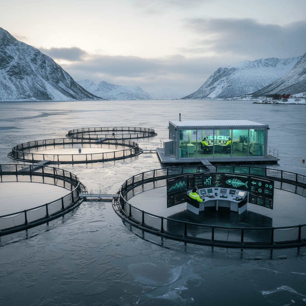 Featured image for Data og AI gir friskere fisk og tryggere drift