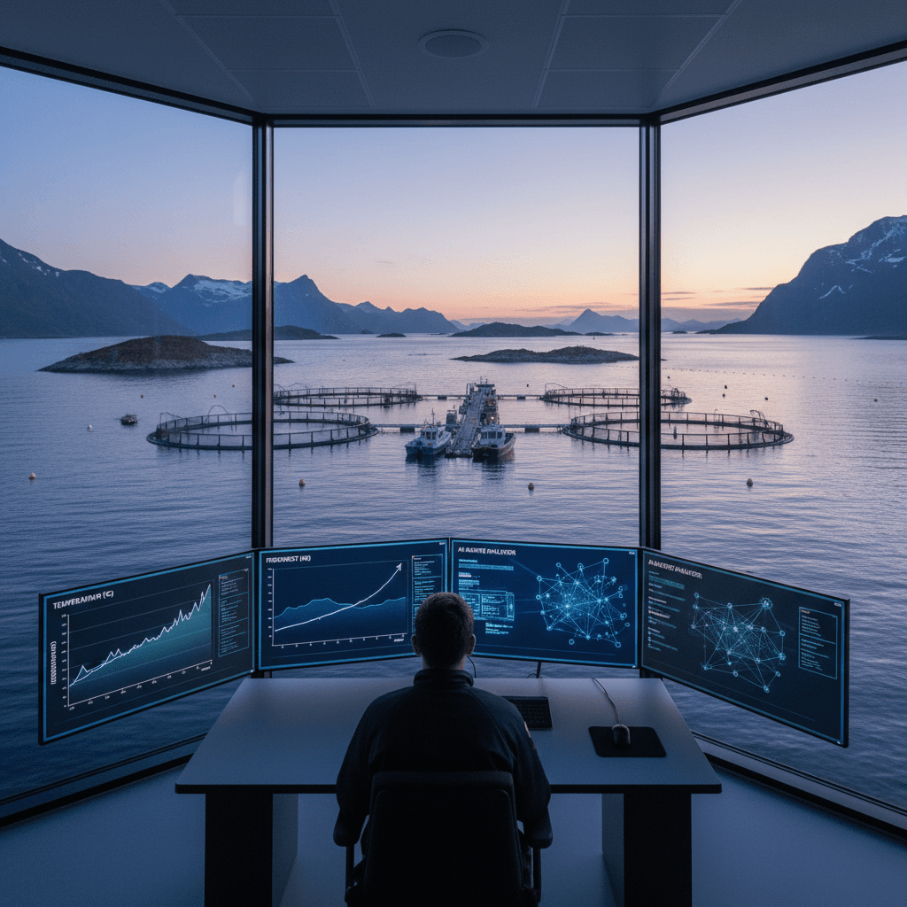 Featured image for Slik påvirker temperatur laksevekst – og hvordan AI kan hjelpe