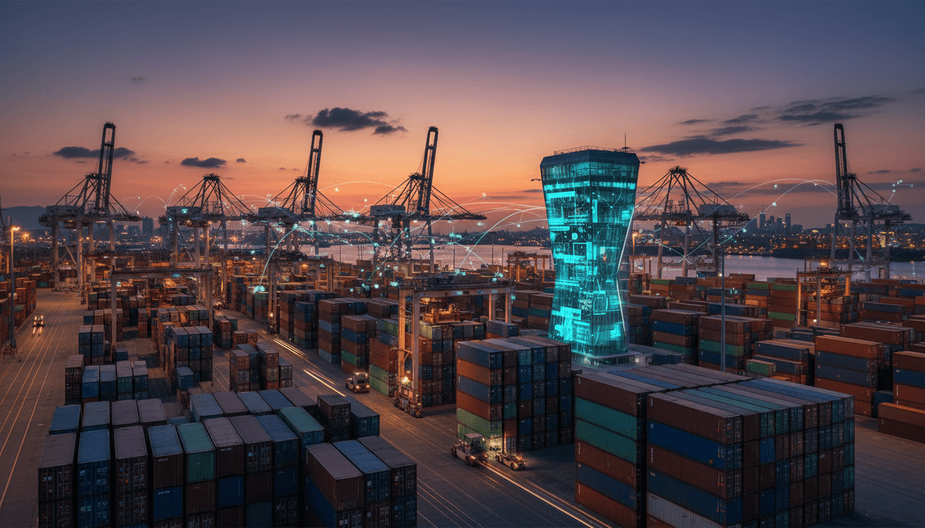 Featured image for AI i världens storhamnar: lärdomar för svensk logistik