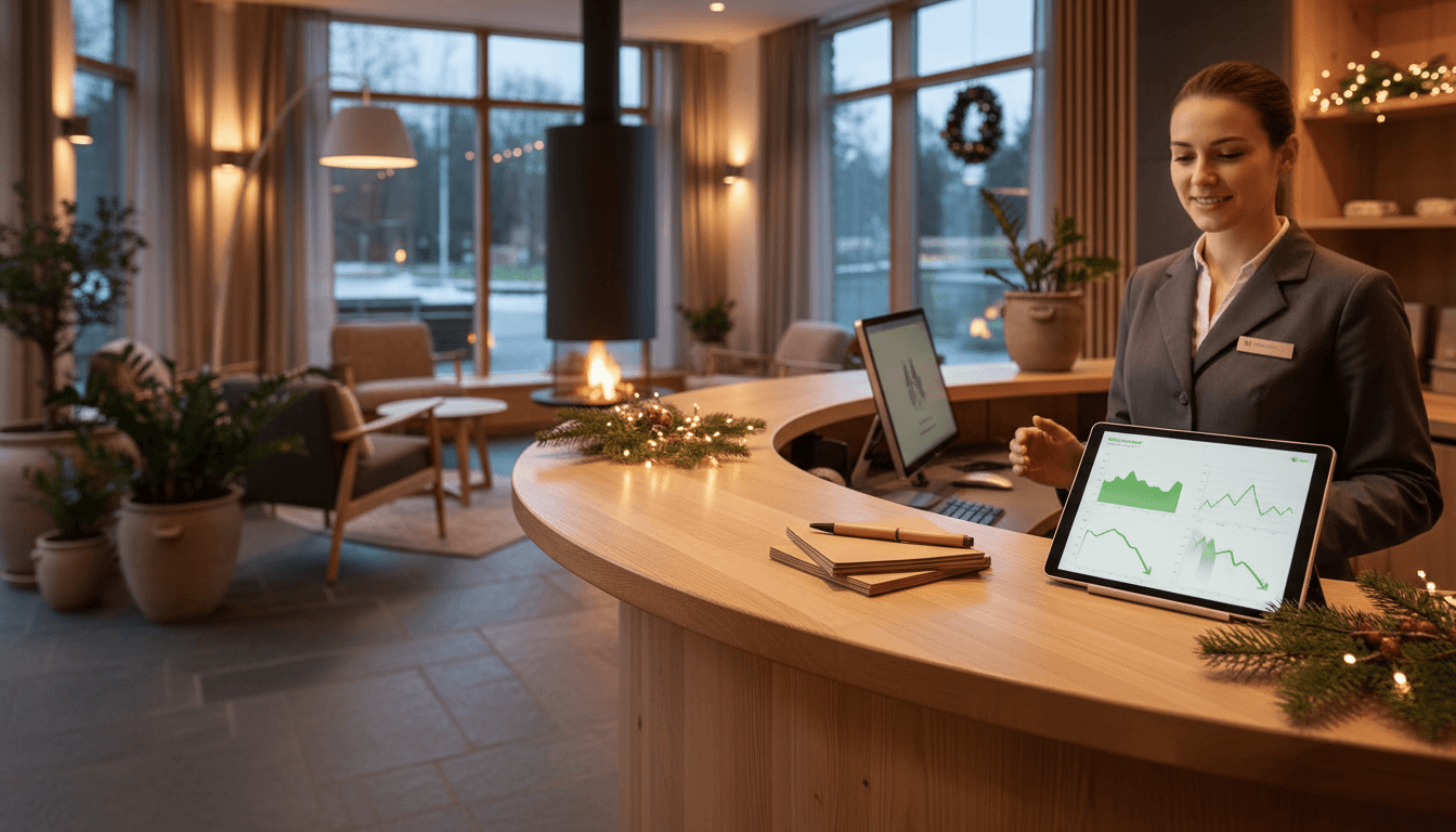 Featured image for Hållbar jul i hotell: AI som skalar de små valen