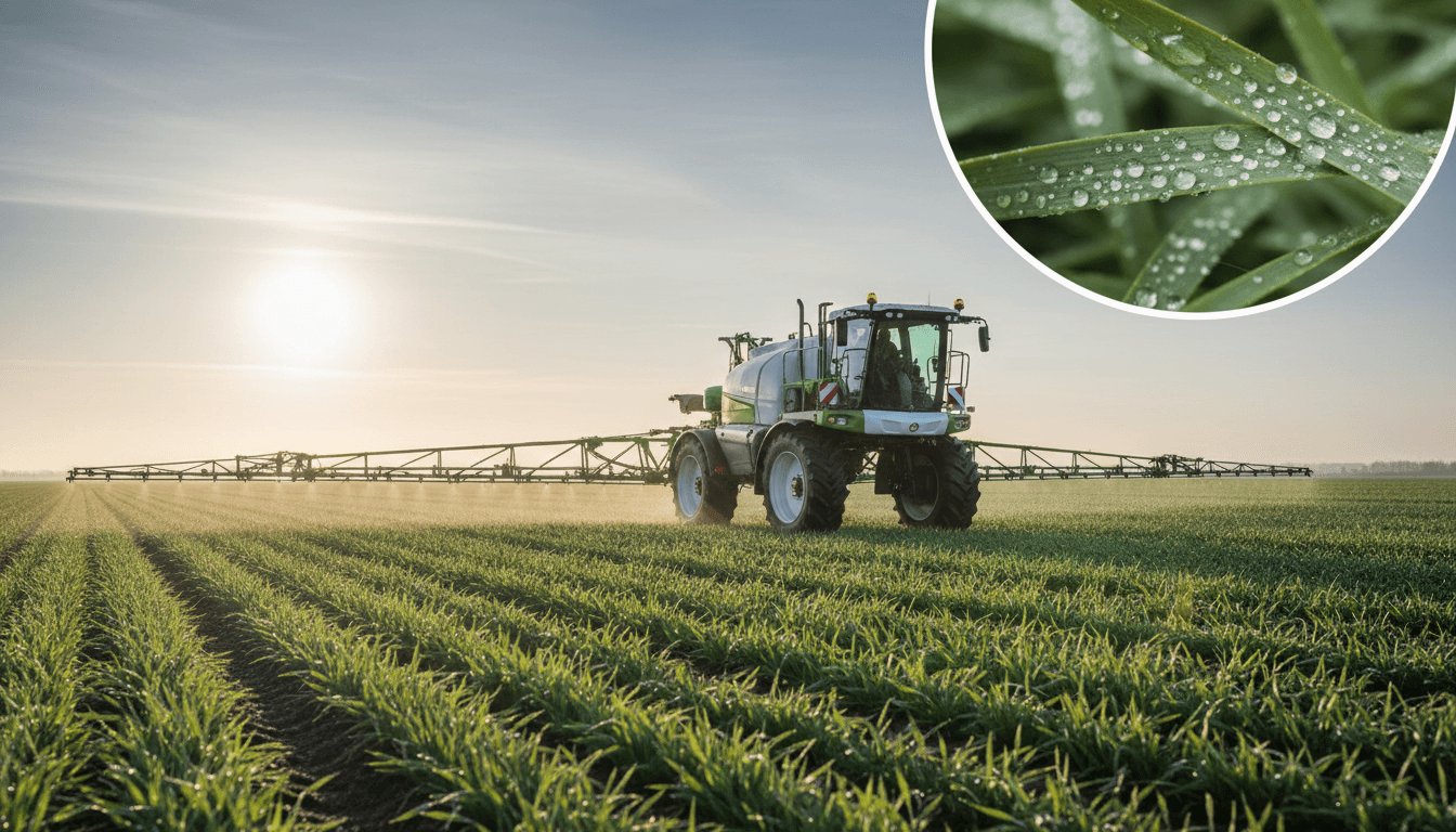 Featured image for Minska pesticider: droppteknik som fÄr sprut att fastna