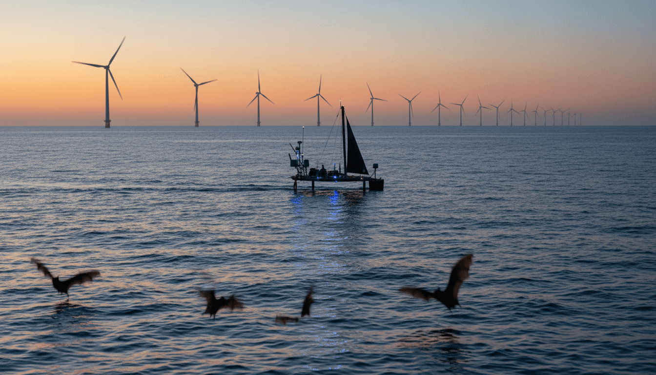 Featured image for AI kan skydda fladdermöss vid havsbaserad vindkraft