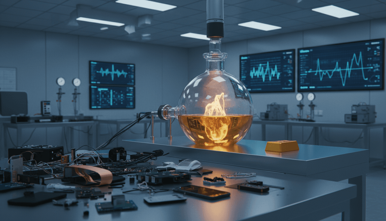 Featured image for Guld ur e-avfall utan cyanid – och med hjälp av AI