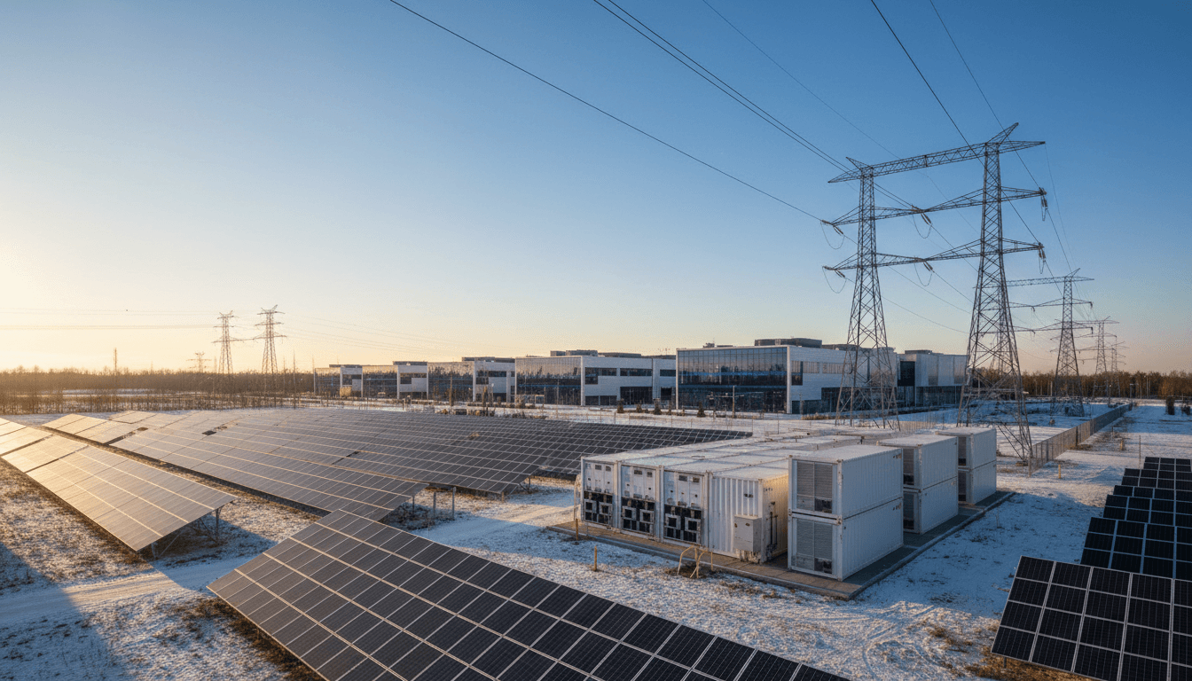 Featured image for AI som gör sol+lagring redo för datacenter i skala