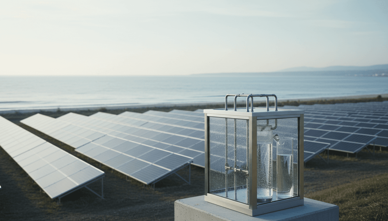 Featured image for Grönt väte från havsvatten – och dricksvatten på köpet