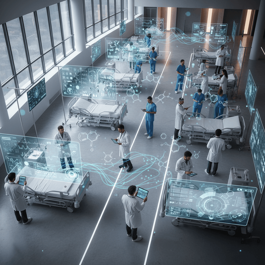 Featured image for AI agentica in sanità e pharma: dalla teoria ai reparti