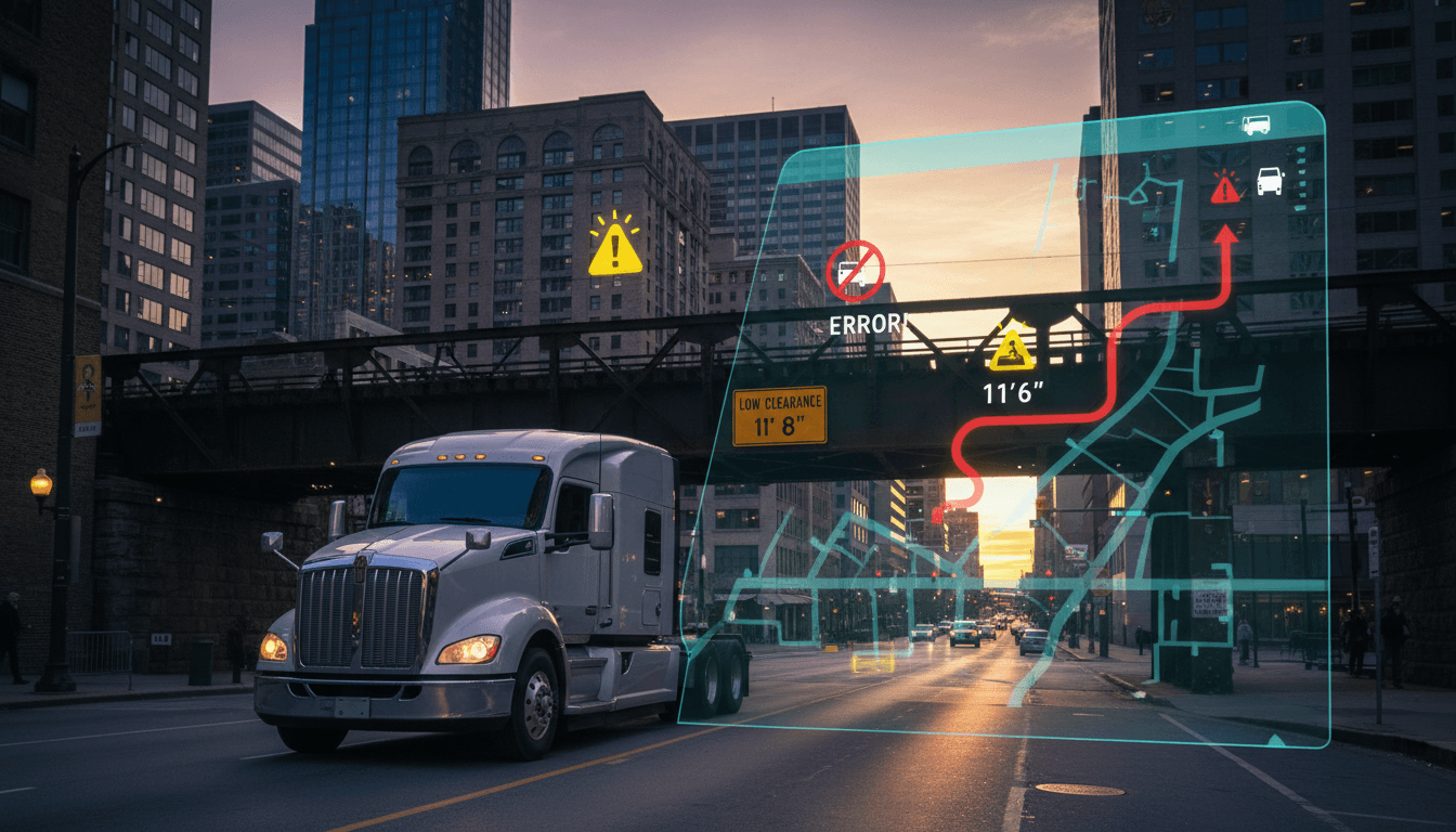 Featured image for Stop Truck Bridge Strikes With AI Route Planning