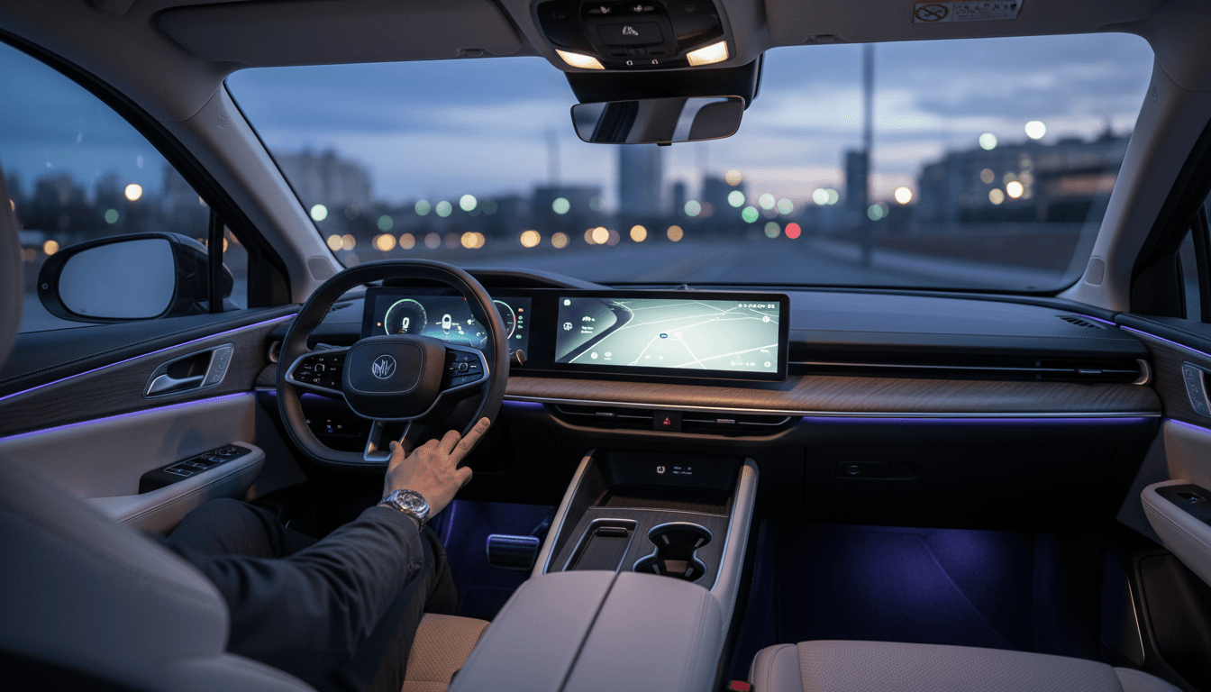 Featured image for Rivianâs AI Assistant: The Car Becomes Your Media Hub