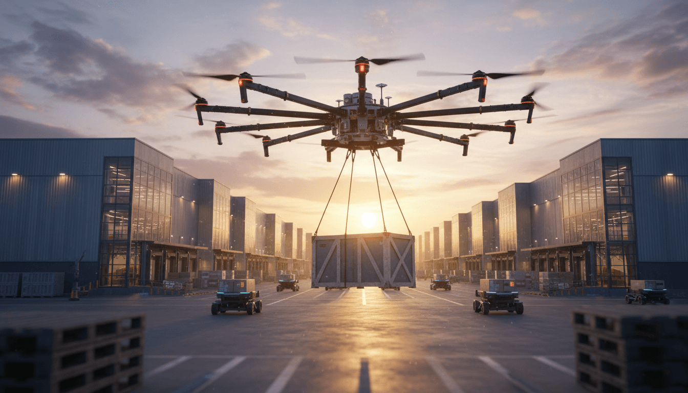Featured image for Heavy-Lift Drones: The Next Leap in AI Logistics