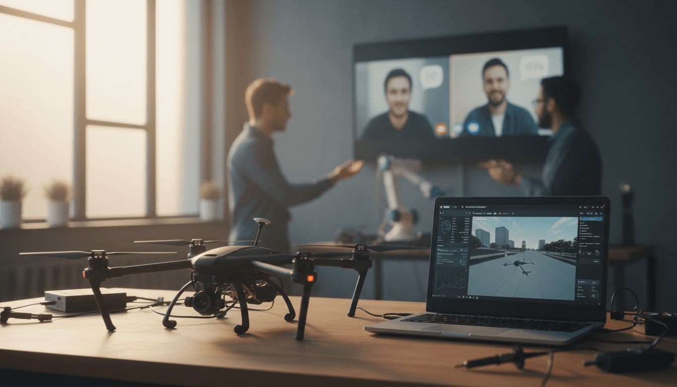 Featured image for When Aerial ROS Meetings Pause, AI Keeps Drones Moving