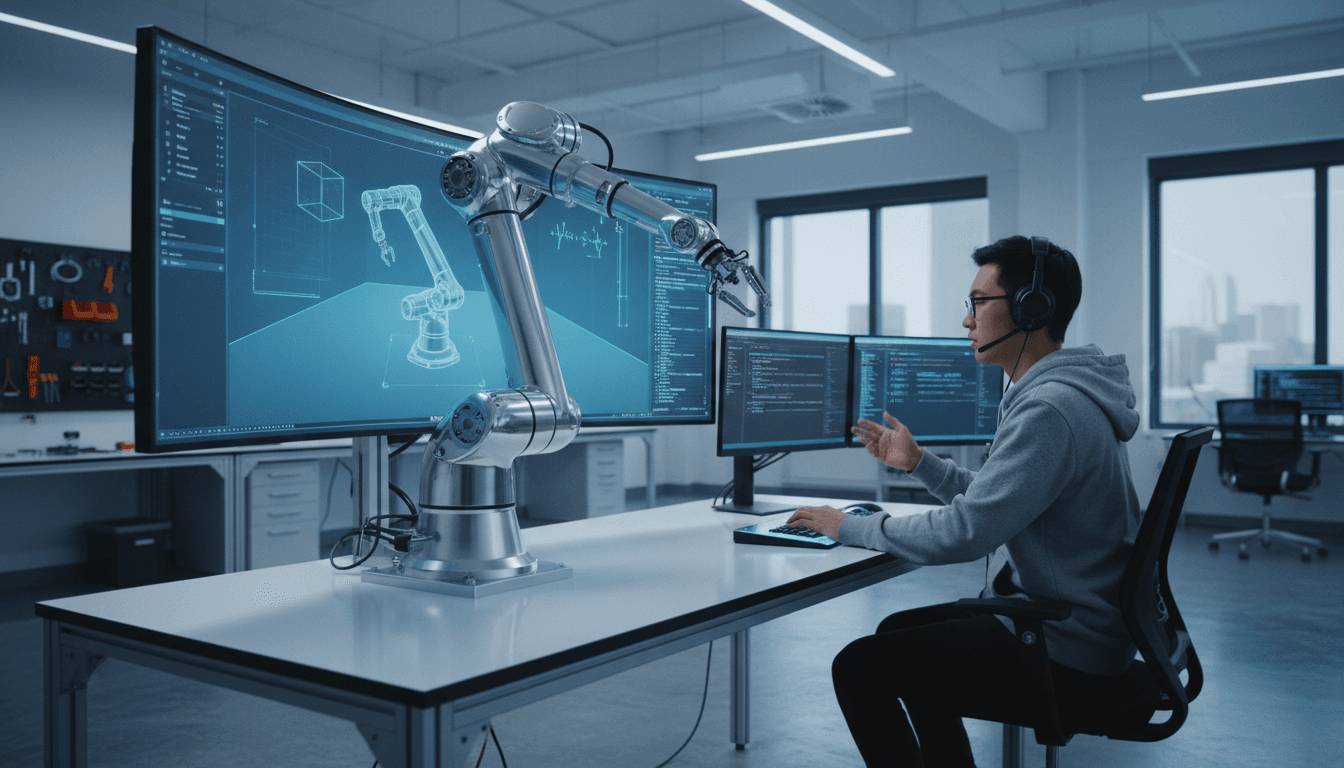Featured image for Simulate & Control the PIPER Arm on Genesis (ROS + AI)
