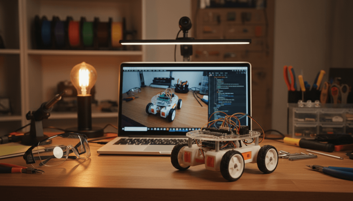 Featured image for Building DIY Robots at Home: The Hobbyist AI Edge