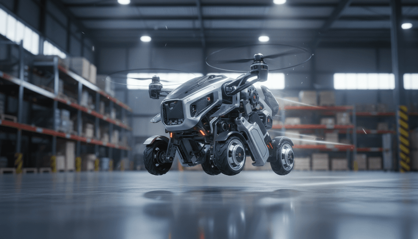 Featured image for Morphing Drones: Fly, Land, Then Roll With AI