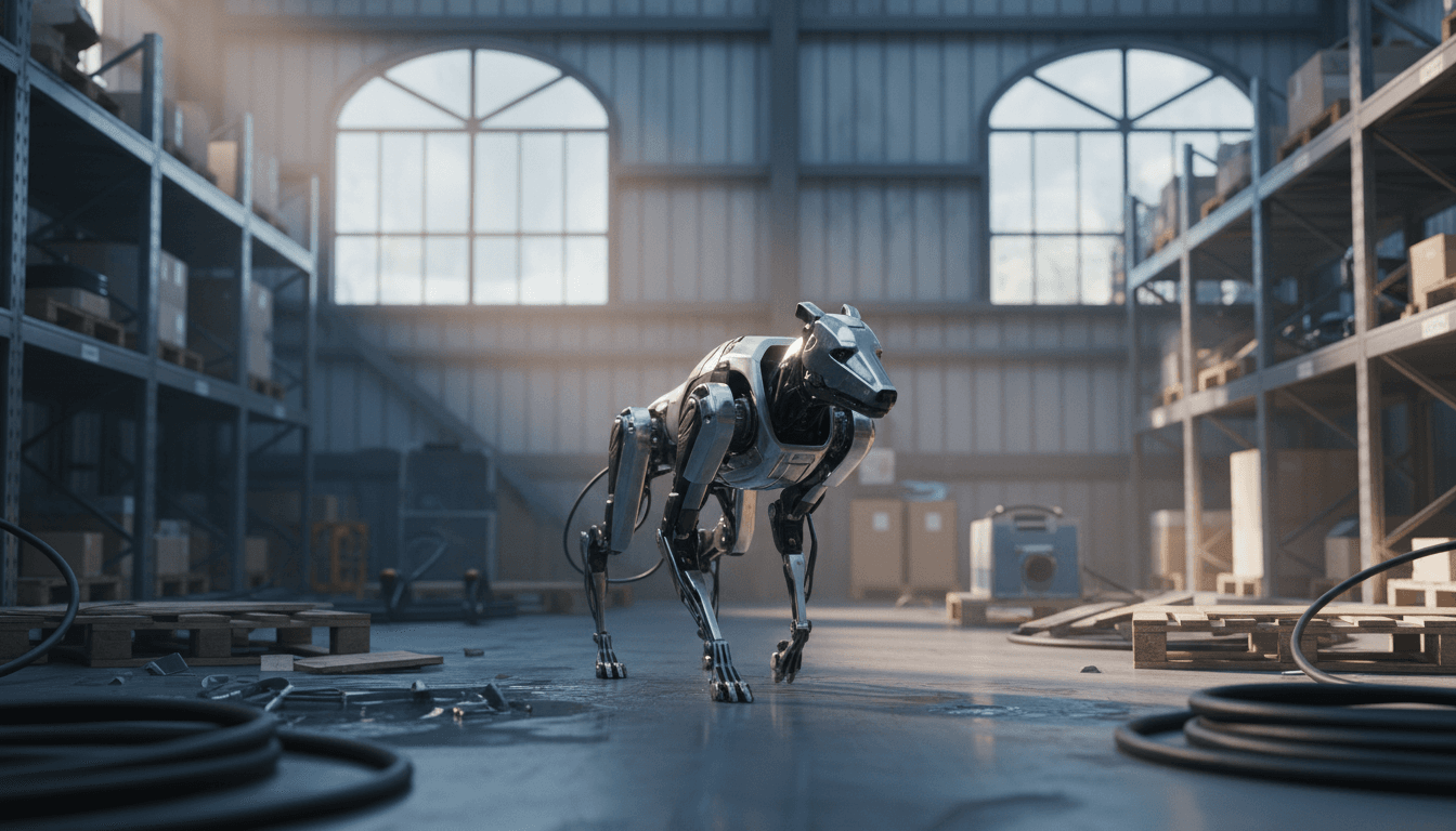 Featured image for Muscle-Driven Robot Dogs: AI Locomotion for Industry