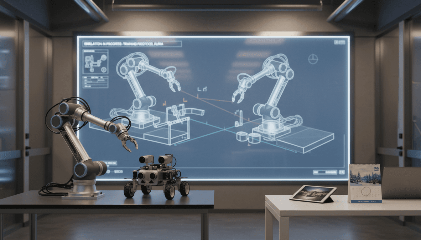 Featured image for Robotics Simulation: How AI Trains Robots Faster