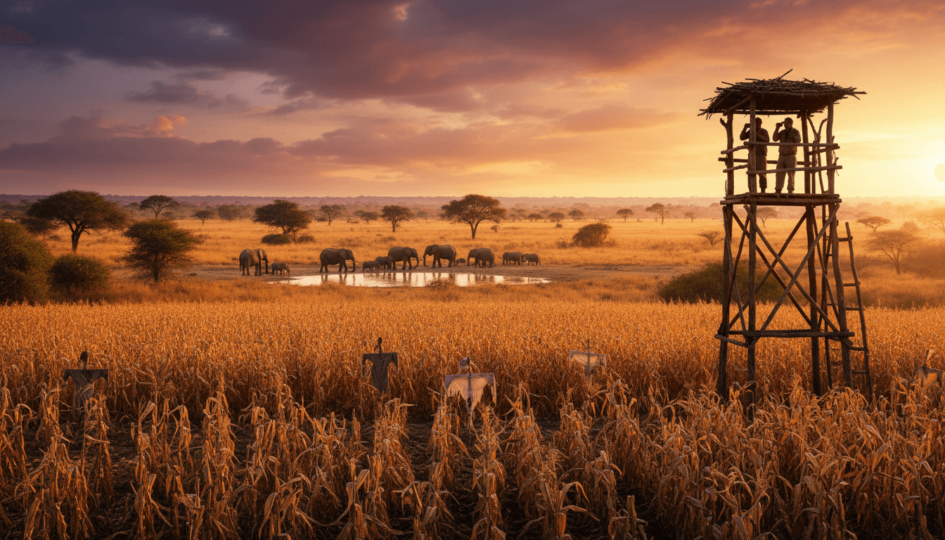 Featured image for Farmers vs Elephants: Coexistence with AI & Water