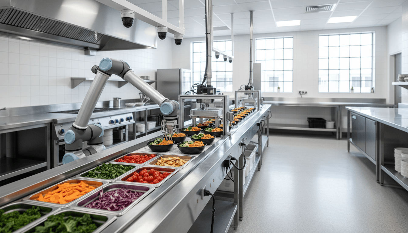 Featured image for Robots culinaires IA : automatiser l’assemblage en cuisine