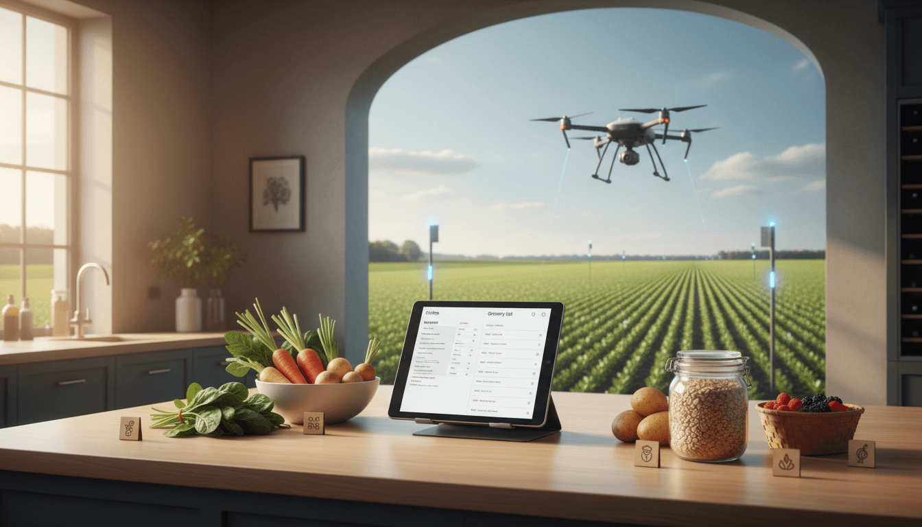 Featured image for IA alimentaire : de Samsung Food au champ connecté