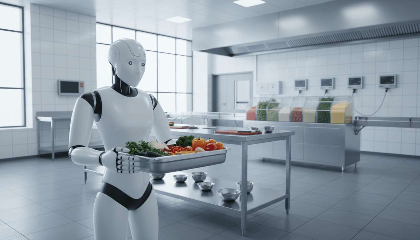 Featured image for Robots humanoïdes en cuisine : l’IA au service du “farm-to-fork”