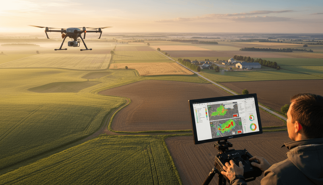 Featured image for BVLOS et drones agricoles : l’emploi change vite