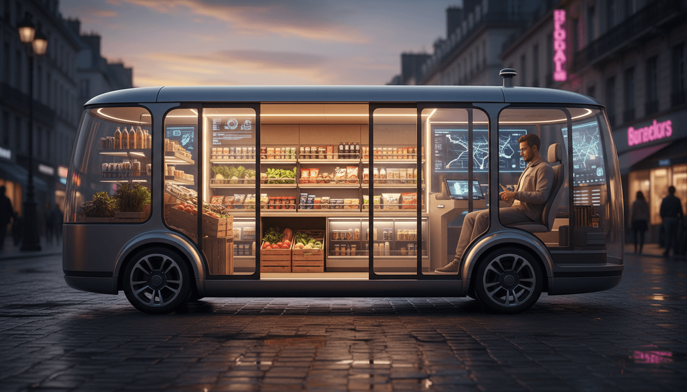 Featured image for Épiceries autonomes mobiles : emplois et IA logistique