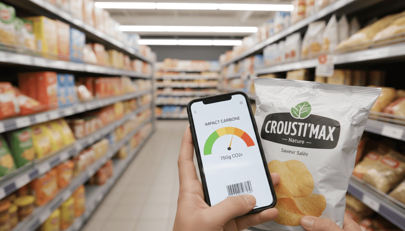 Featured image for Score carbone alimentaire : l’IA scanne vos achats
