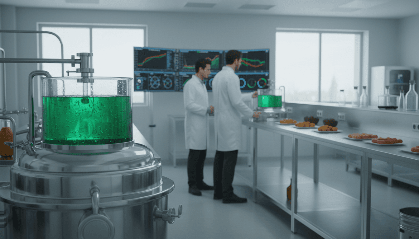 Featured image for Viande cultivée & microalgues : l’IA change l’échelle