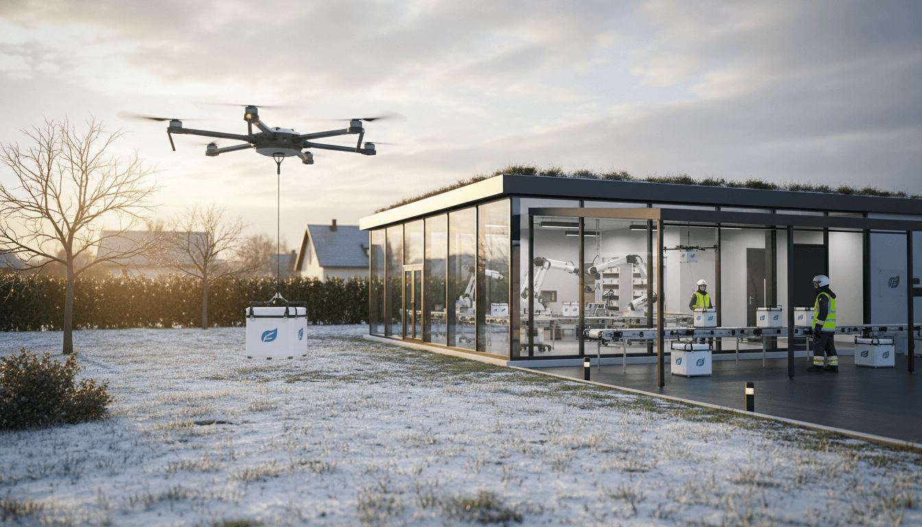 Featured image for Livraison alimentaire par drone : l’IA passe à l’échelle