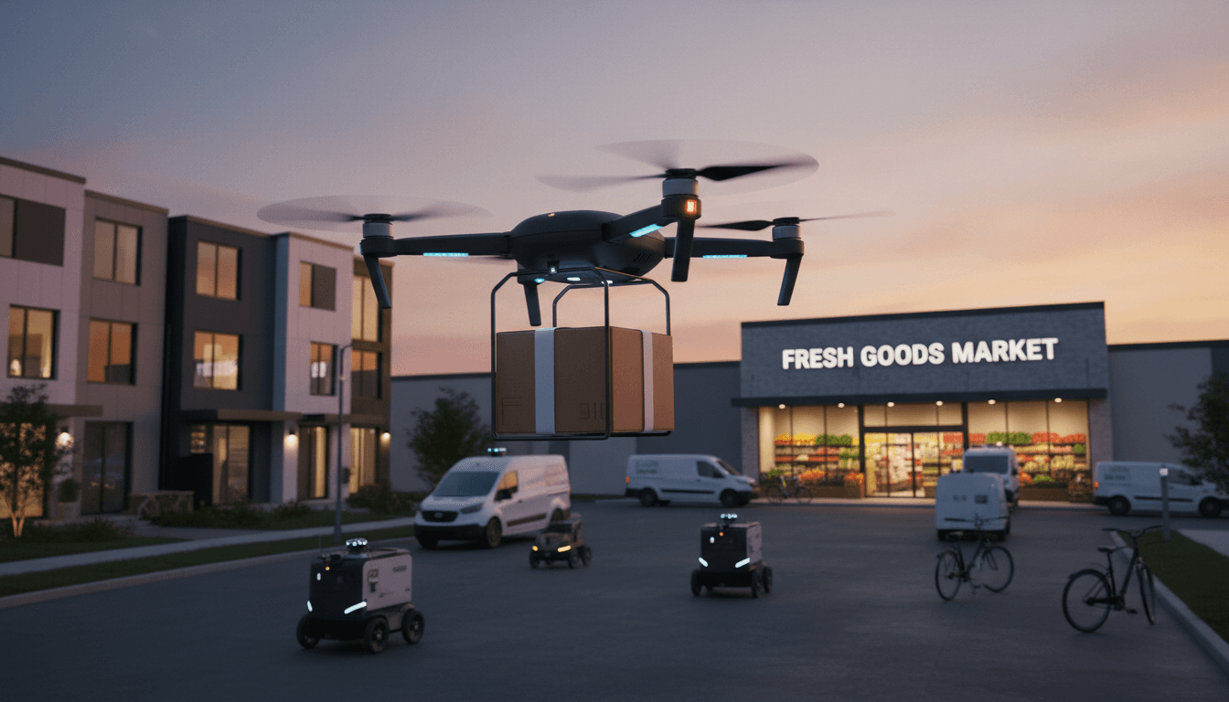 Featured image for AI & Dron: Apa Walmart Buat untuk Last Mile Pantas