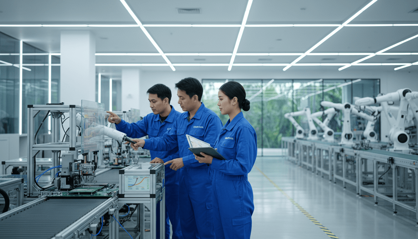 Featured image for AI Talent Playbook for Smart Factories in Singapore