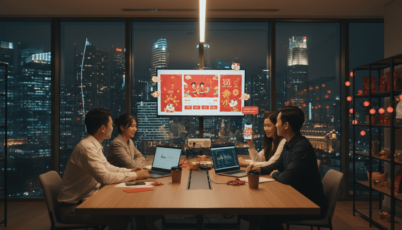 Featured image for Chinese New Year Marketing in Singapore: An AI Playbook