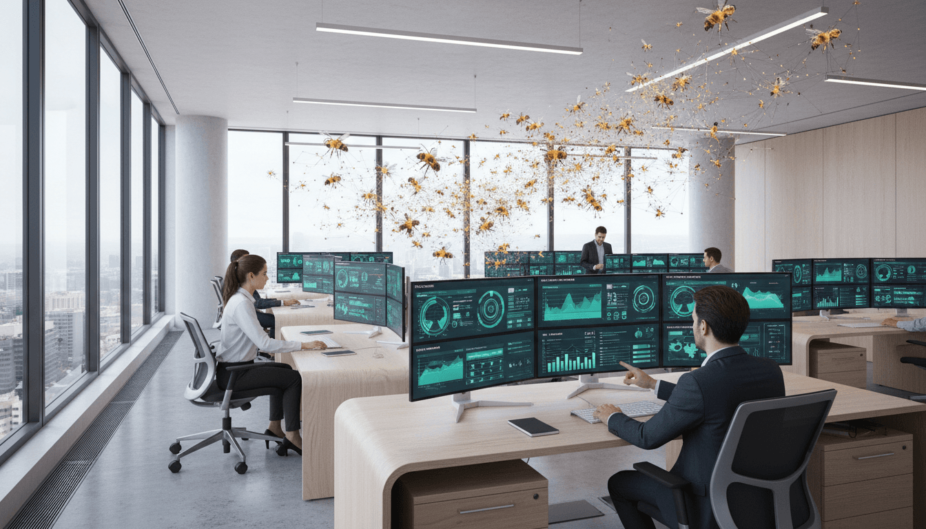 Featured image for אופטימיזציית נחילי דבורים ל-AI בביטוח: דיוק, מהירות, פחות סיכון