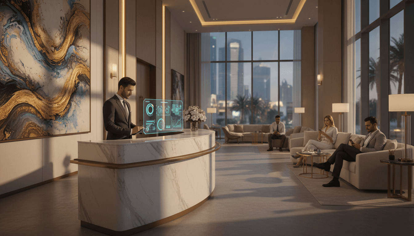 Featured image for الذكاء الاصطناعي للفنادق في الإمارات: دليل قرار عملي