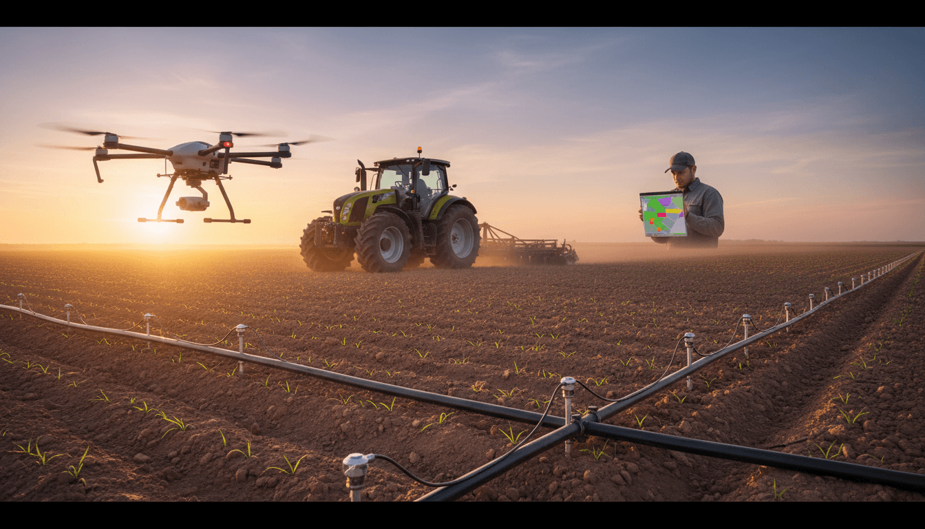 Featured image for Hassas Tarımda Yapay Zekâ: 2032’ye Giden Yol