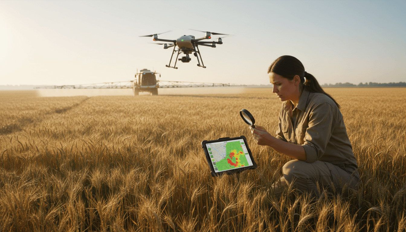 Featured image for Akıllı Tarımda Fungisit + Yapay Zekâ: Yeni Dönem