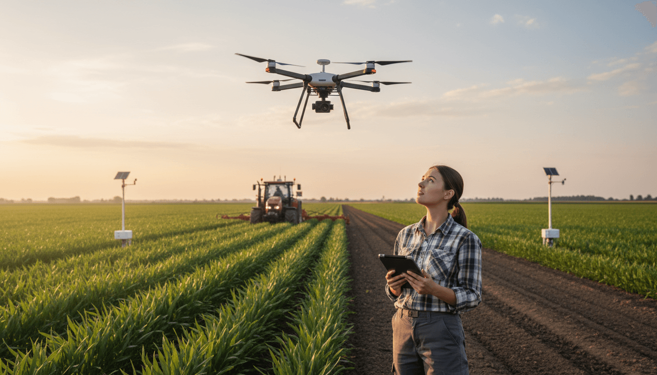 Featured image for AgTech Büyürken: Yapay Zekâlı Akıllı Tarımın Yeni Rotası