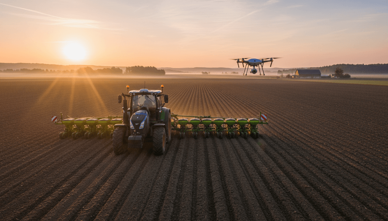 Featured image for Yapay Zekâ ile Ekim ve Gübrelemede Akıllı Makine Dönemi