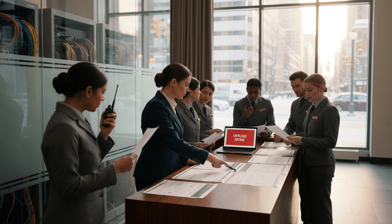 Featured image for Hotelli ärikatkestuse plaan + AI: praktiline playbook