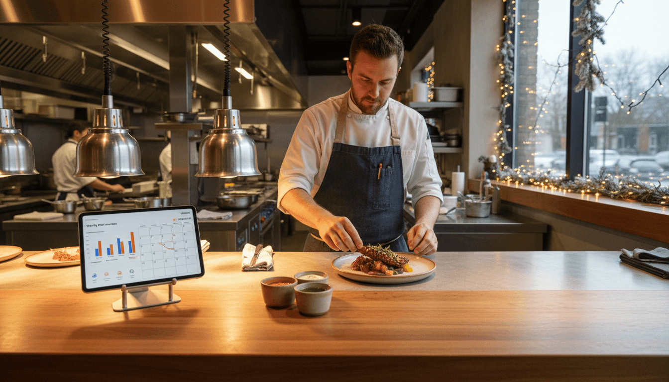 Featured image for AI abil menüütrendide turundus: 2025 õppetunnid