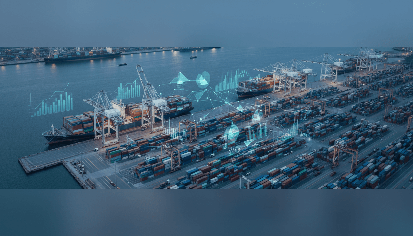 Featured image for Queda nos portos: como a IA antecipa volumes e custos