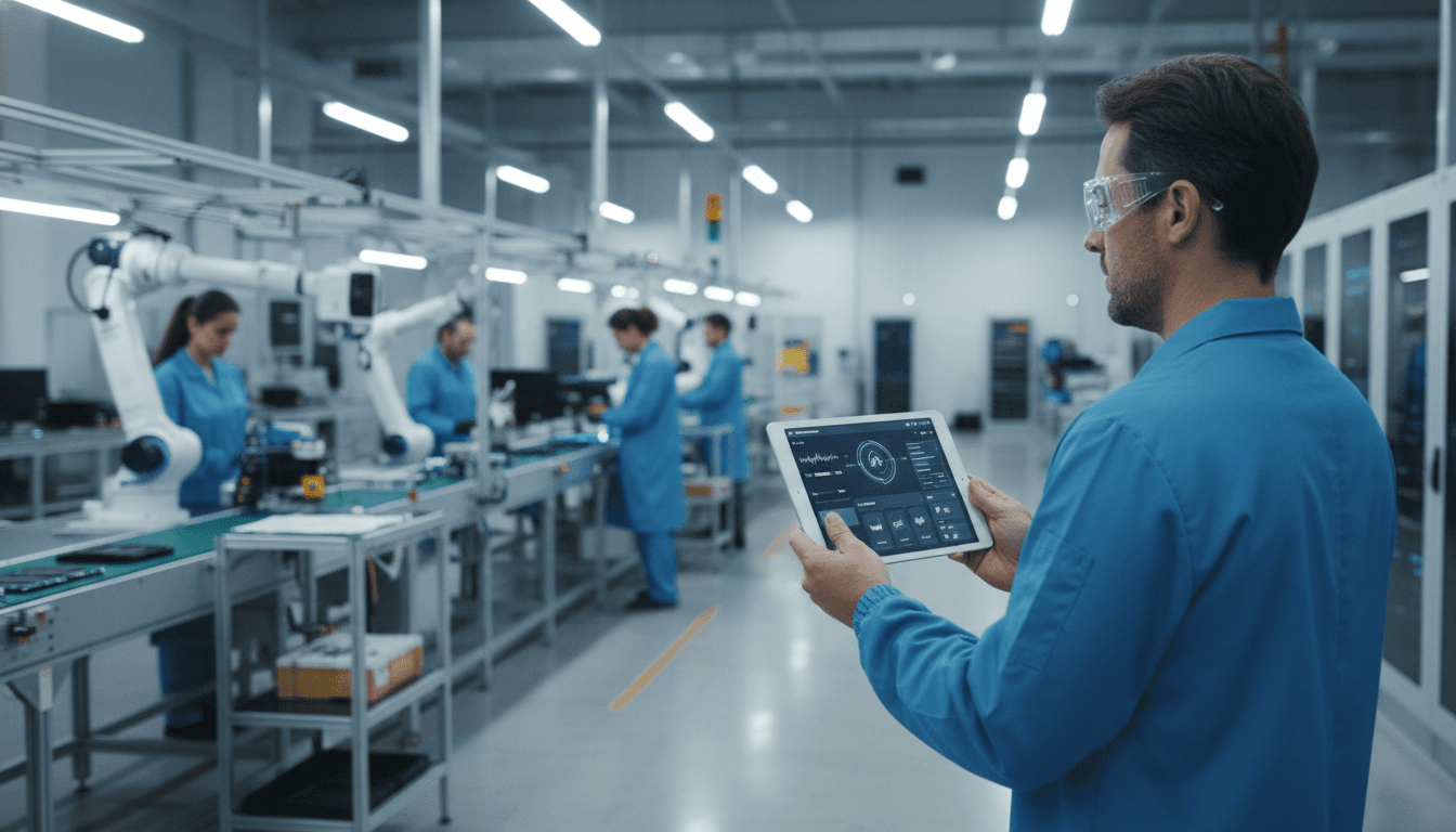 Featured image for Copilotos de IA no chão de fábrica: menos paragens