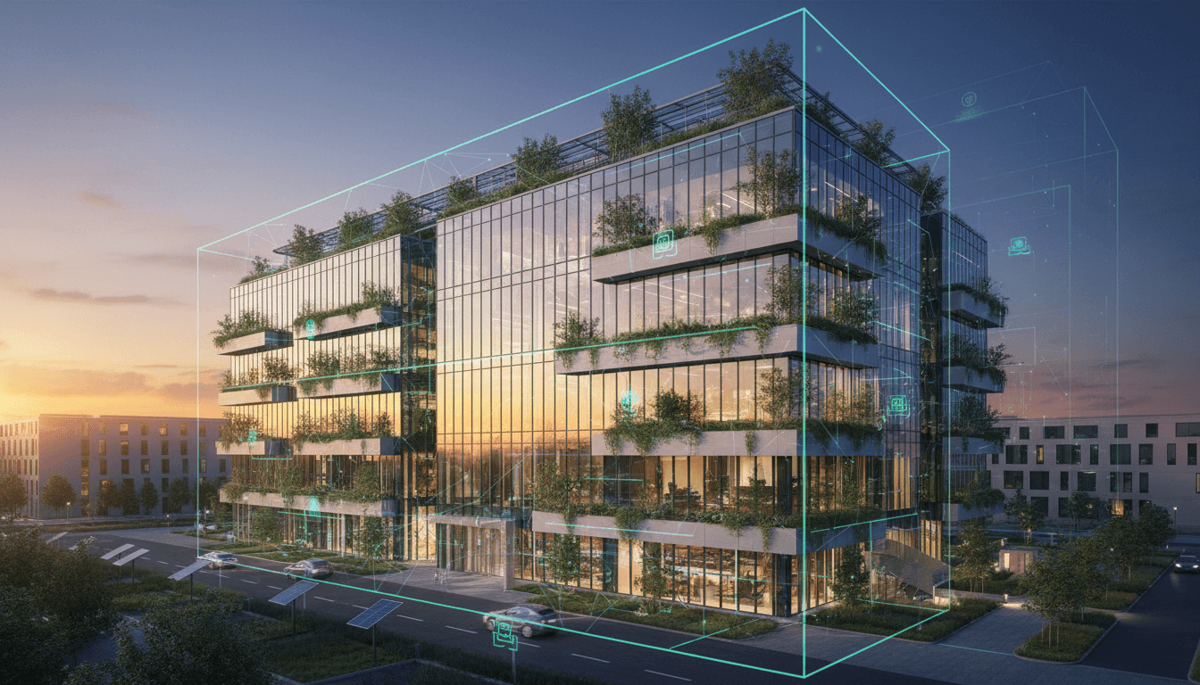 Featured image for IA e gêmeos digitais para edifícios de baixo carbono