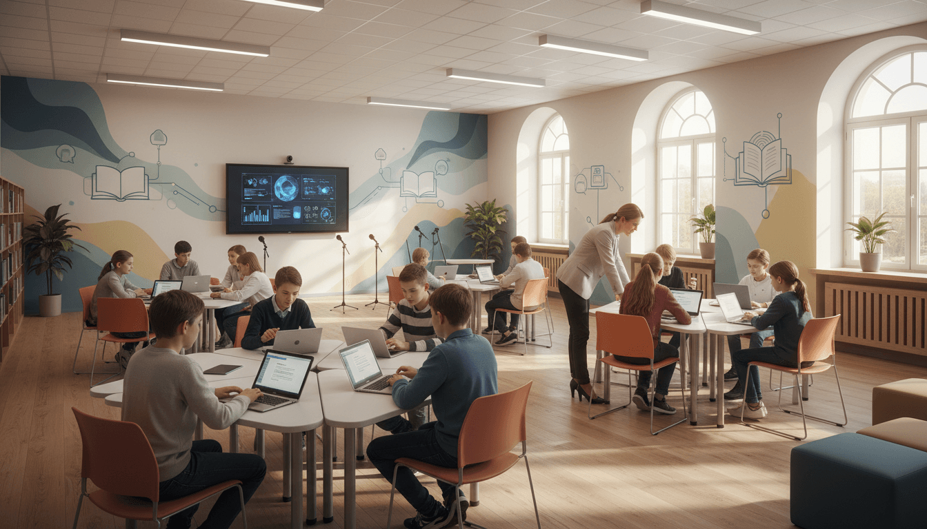 Featured image for Espaços de aprendizagem + IA: o que funciona de verdade