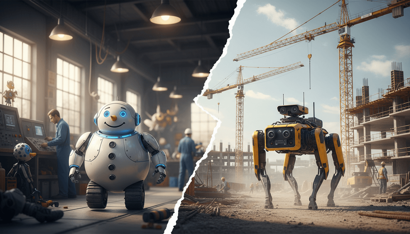 Featured image for Robotic Olaf to Job Sites: AI Robotics in 2025