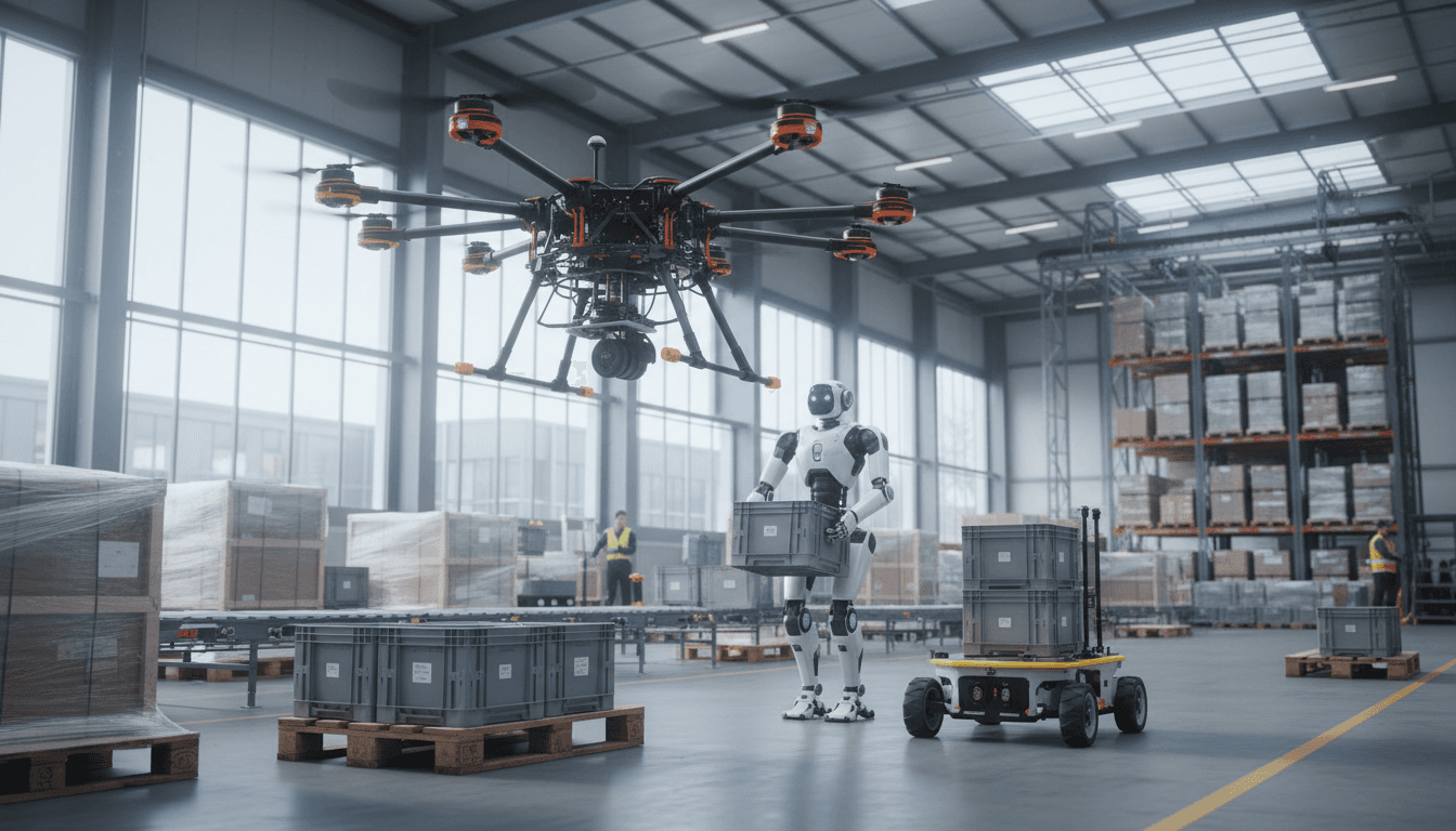 Featured image for Heavy-Lift Drones and Humanoids: Real Robotics ROI