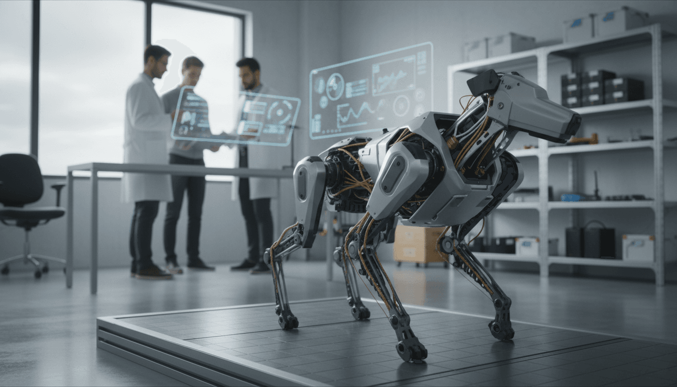 Featured image for Robot Dogs With Muscles: AI Robotics Hits Real Work